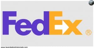 Logo de Fedex y la flecha secreta entre la E y la X usando espacio negativo
